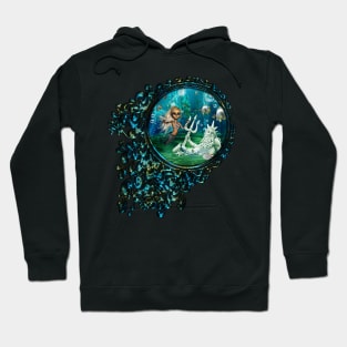 In the depths of the ocean cute mermaid Hoodie